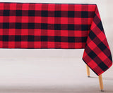 Red and Black Tablecloth