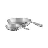 Mauviel M'COOK 5-Ply 2-Piece Frying Pan Set With Cast Stainless Steel Handles