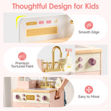 ROBUD Wooden Pink Dishwasher