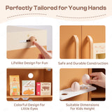 ROBUD Wooden Caramel Refrigerator