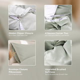 MellowSoft™ Duvet Set Sage Green