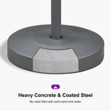 PURPLE LEAF Open Box Market Umbrella Table Umbrella Base ZY04BS-ATSN