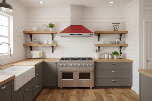 Kucht 30" Wall Mounted Color Range Hood KRH3015-R