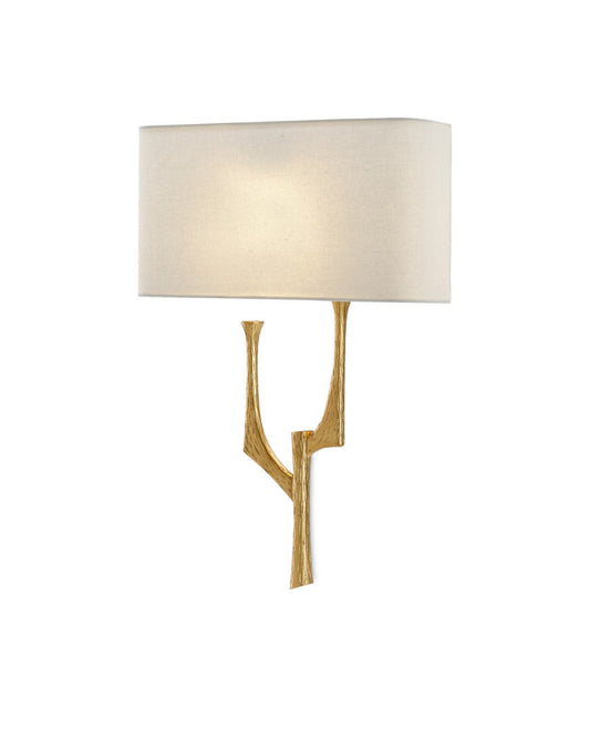 Bodnant Gold Wall Sconce, Right
