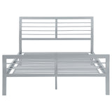 Cooper Metal Full Open Frame Bed Silver