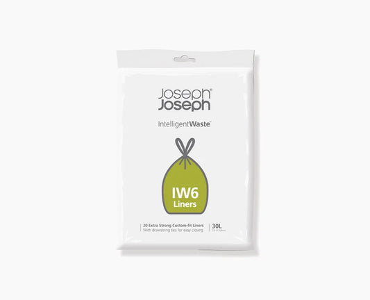 IW6 30L Grey Bin Liners