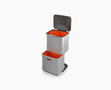 Totem Max 60L Stainless-steel Waste & Recycling Bin