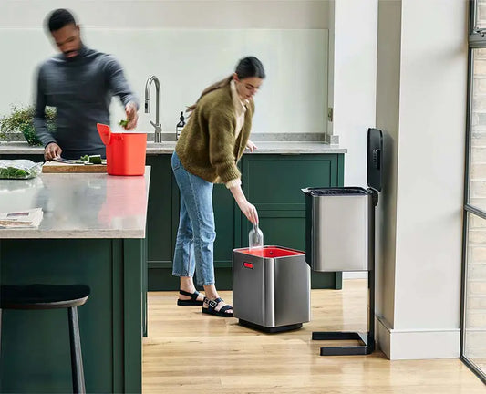 Totem Max 60L Stainless-steel Waste & Recycling Bin