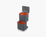Totem Max 60L Grey Waste & Recycling Bin