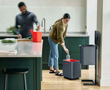 Totem Max 60L Grey Waste & Recycling Bin
