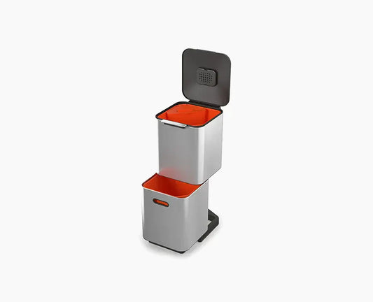 Totem Compact 40L Stainless-steel Waste & Recycling Bin
