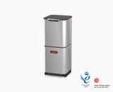 Totem Compact 40L Stainless-steel Waste & Recycling Bin