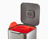 Totem Compact 40L Stainless-steel Waste & Recycling Bin
