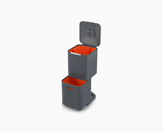 Totem Compact 40L Grey Waste & Recycling Bin