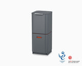 Totem Compact 40L Grey Waste & Recycling Bin
