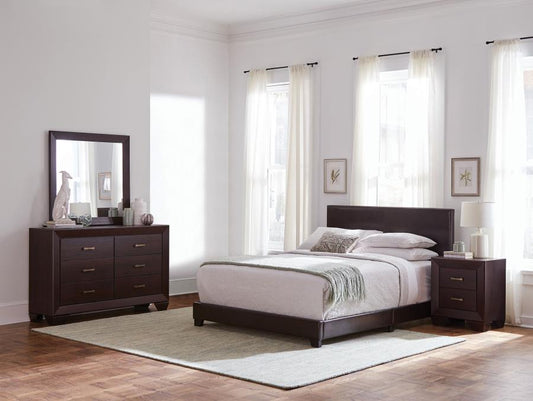 Dorian 5-Piece Queen Bedroom Set Dark Cocoa