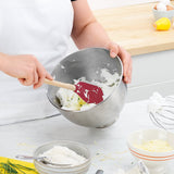 Flex-Core® Silicone and Wood Spatula