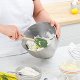 Flex-Core® Silicone and Wood Spatula