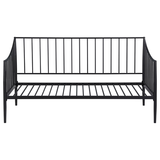 Newbury Metal Twin Daybed Bed Frame Matte Black