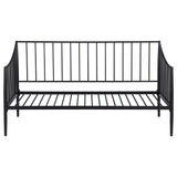 Newbury Metal Twin Daybed Bed Frame Matte Black