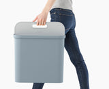 GoRecycle 28L Light Blue Recycling Caddy