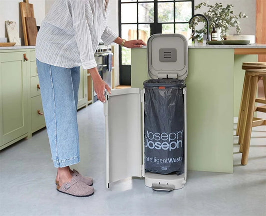 Porta™ 40L Easy-empty Grey Pedal Bin Starter Set