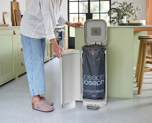 Porta™ 40L Easy-empty Grey Pedal Bin