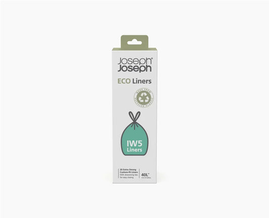 IW5 40L Grey Recycled Bin Liners