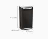 Titan 30L Black Trash Compactor