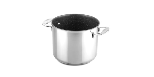 Deep pot 22 cm Glamour Stone Stainless Steel