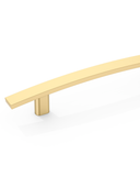 DESIGN3046 Brushed Gold Cabinet Handles | Sleek, Durable, and Easy to Install for Cabinets, Drawers & Closets