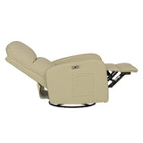 3-in-1 Swivel Glider Power Recliner Chair, Beige *