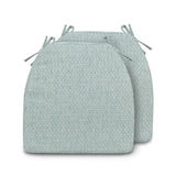 D‑Shaped Olefin Memory Foam Dining Chair Cushions, Set of 2