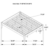 Hounslow Eastern King Universal Platform Bed White