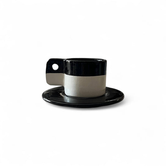 Modern Moroccan Espresso Cup & Saucer Set of 4