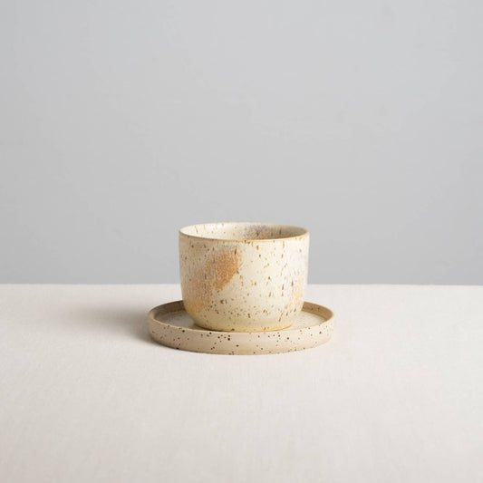 Orchid Ceramic Espresso Cup & Saucer Set 120ml