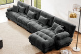 CLOUDIES 173" 4 Seater Sofa with 1 Ottoman