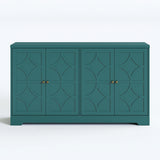 56" 4-Door Sideboard Cabinet – Adjustable Shelves