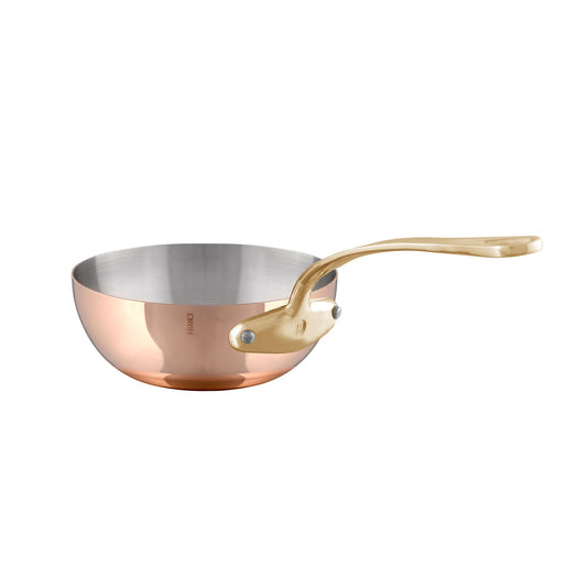 Mauviel M'Heritage M'200 B Copper Chef Pan With Brass Handle