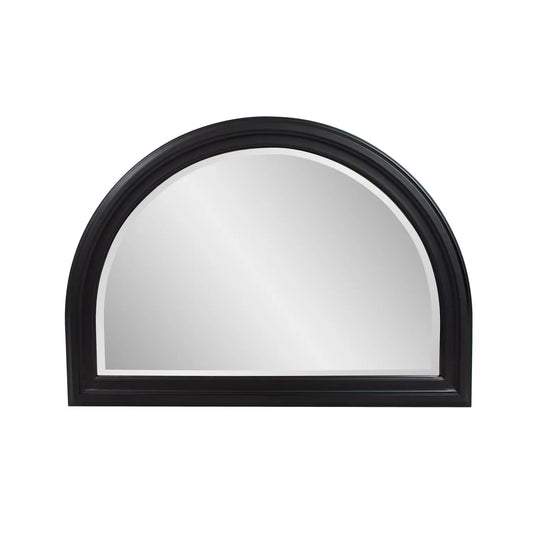 George Arched Mirror Black