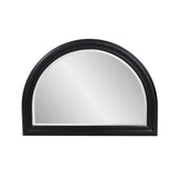 George Arched Mirror Black