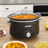 4 Quart Slow Cooker Mini Food Warmer with 3 Heating Settings