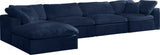 Cozy - 5 Piece Modular Sectional With Chaise