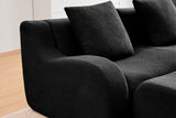 ROMA 82.7" Loveseat with 1 Ottoman