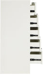 Fairfax Chest - Exquisite Art Deco Design with Fluted Drawers and Matte Metal Handles for Style