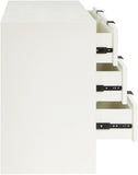 Fairfax Dresser - Modern Art Deco Design with Fluted Drawers and Matte Metal Handles for Elegance