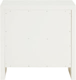 Fairfax Night Stand - Exquisite Art Deco Design with Fluted Drawers and Matte Metal Handles for Elegance