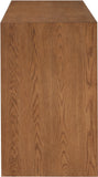 Fairfax Dresser - Modern Art Deco Design with Fluted Drawers and Matte Metal Handles for Elegance