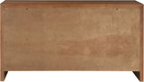 Fairfax Dresser - Modern Art Deco Design with Fluted Drawers and Matte Metal Handles for Elegance