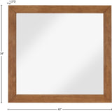 Fairfax Mirror - Elegant Art Deco Design for Home Decor, Versatile Wall or Dresser Mounting Option